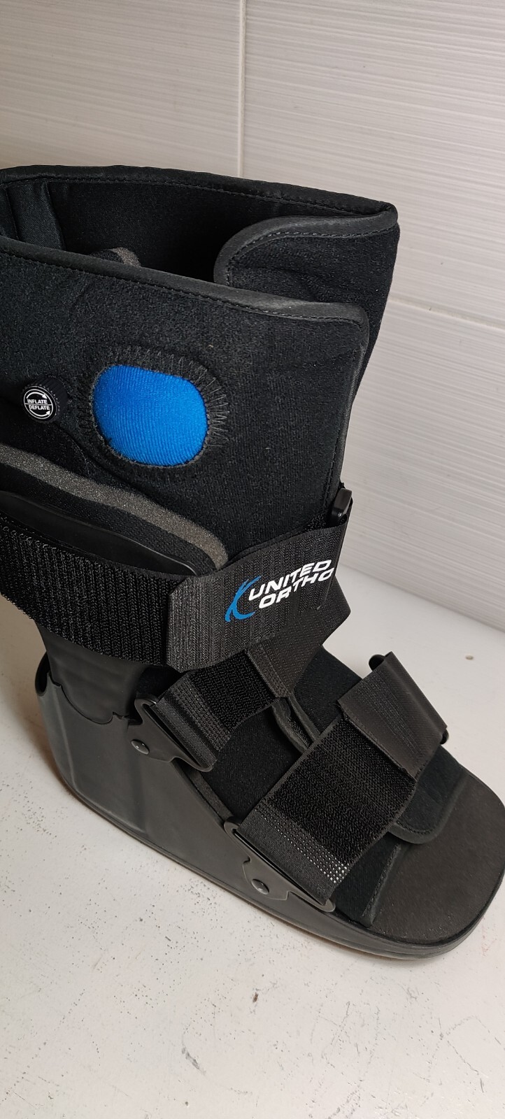 NEW United Ortho Air Stabilizer Ankle Boot Black S/M