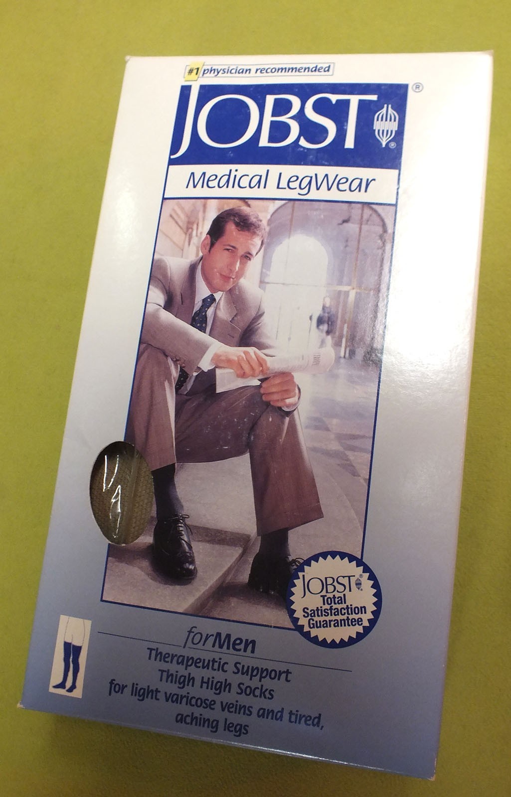 Jobst for Men Compression Thigh High Socks 15-20 mmhg Therapeutic X-Large