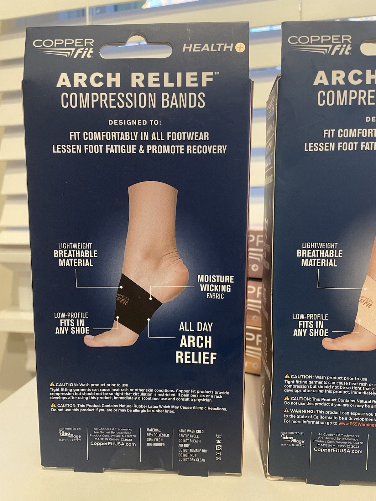Copper Fit Health Unisex Arch Relief Compression Bands Unisex One Size Fits Most