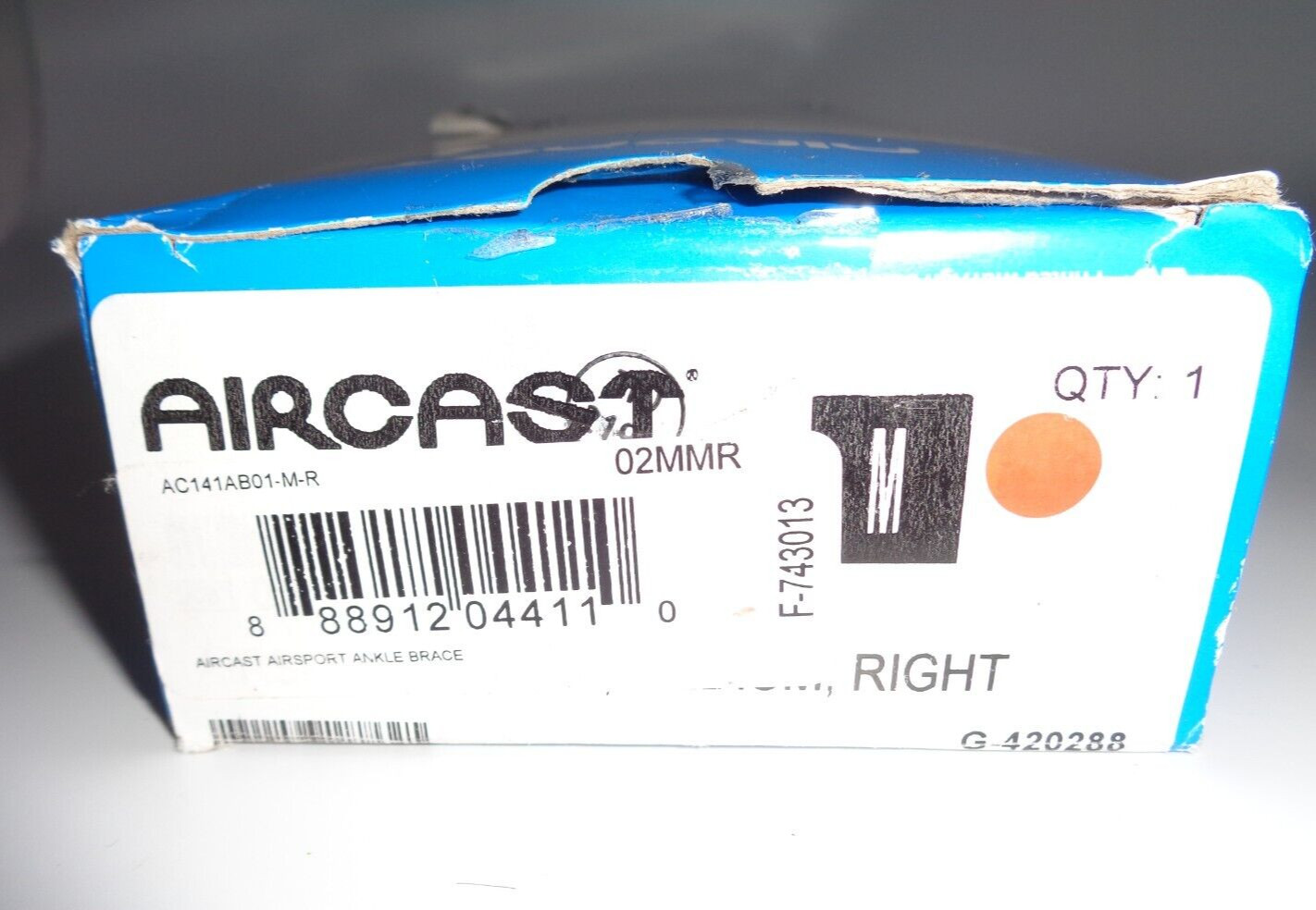 AIRSPORT PLUS ANKLE BRACE | RIGHT | MEDIUM | 02RMR