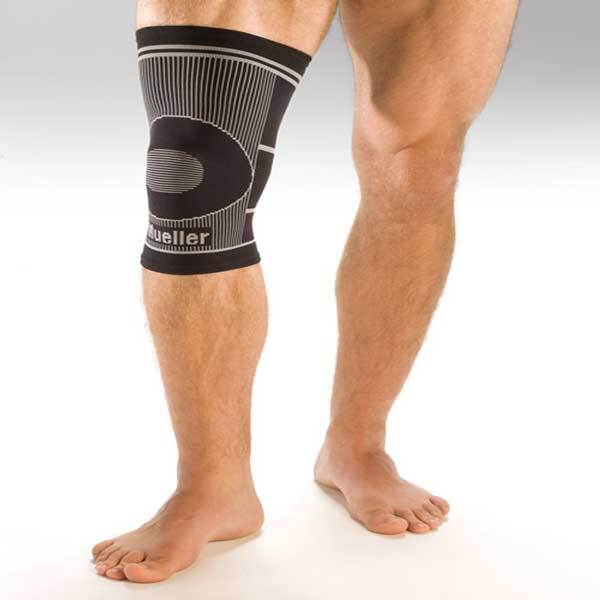 Mueller 4Way Stretch Knee Support Full-heel Knitting Controls & Eliminates Odors