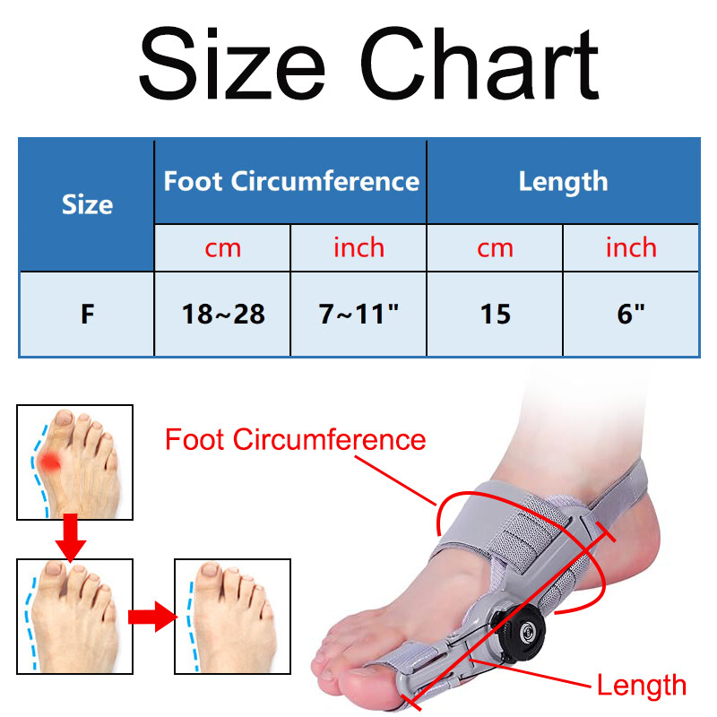 Orthopedic Big Toe Bunion Corrector Hallux Valgus Straightener Splint Support US