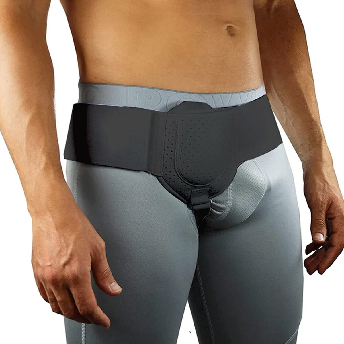 2x Inguinal Groin Hernia Truss Support Belt Left / Right Side Unisex Truss Brace