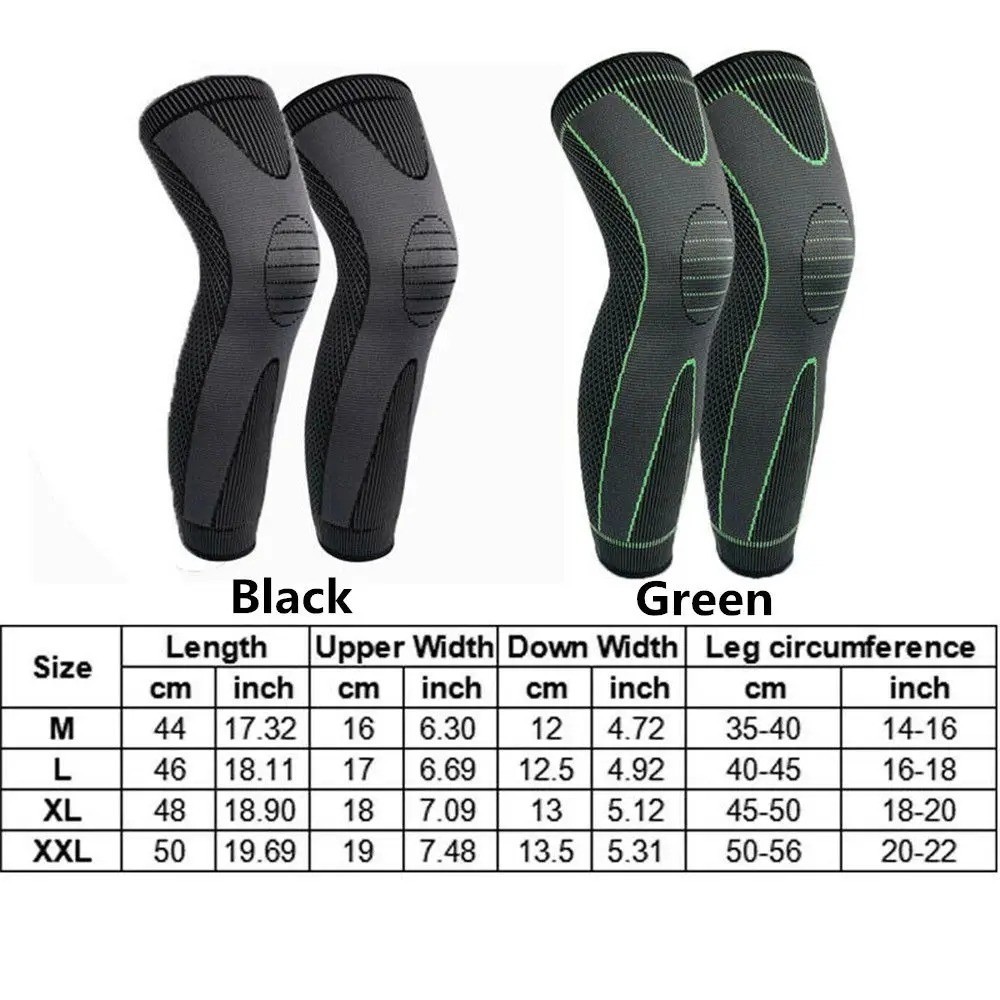 Leg Support Brace With Strap Thigh High Compression Sleeve Socks Pain Relief 1PC