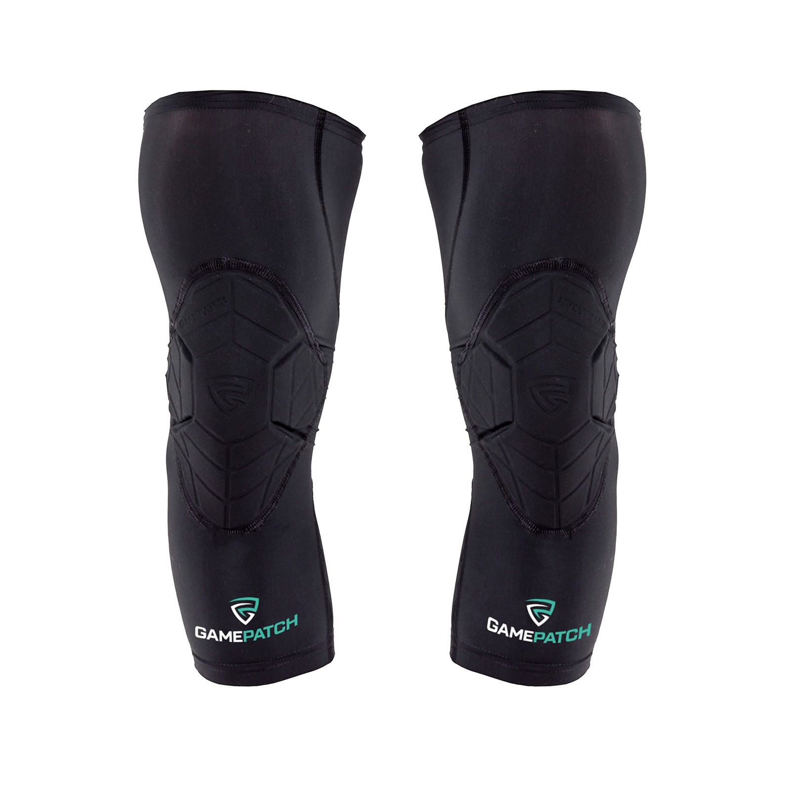 Gamepatch Knee Pads | Compression Sleeve Joint Protection | Small, Black
