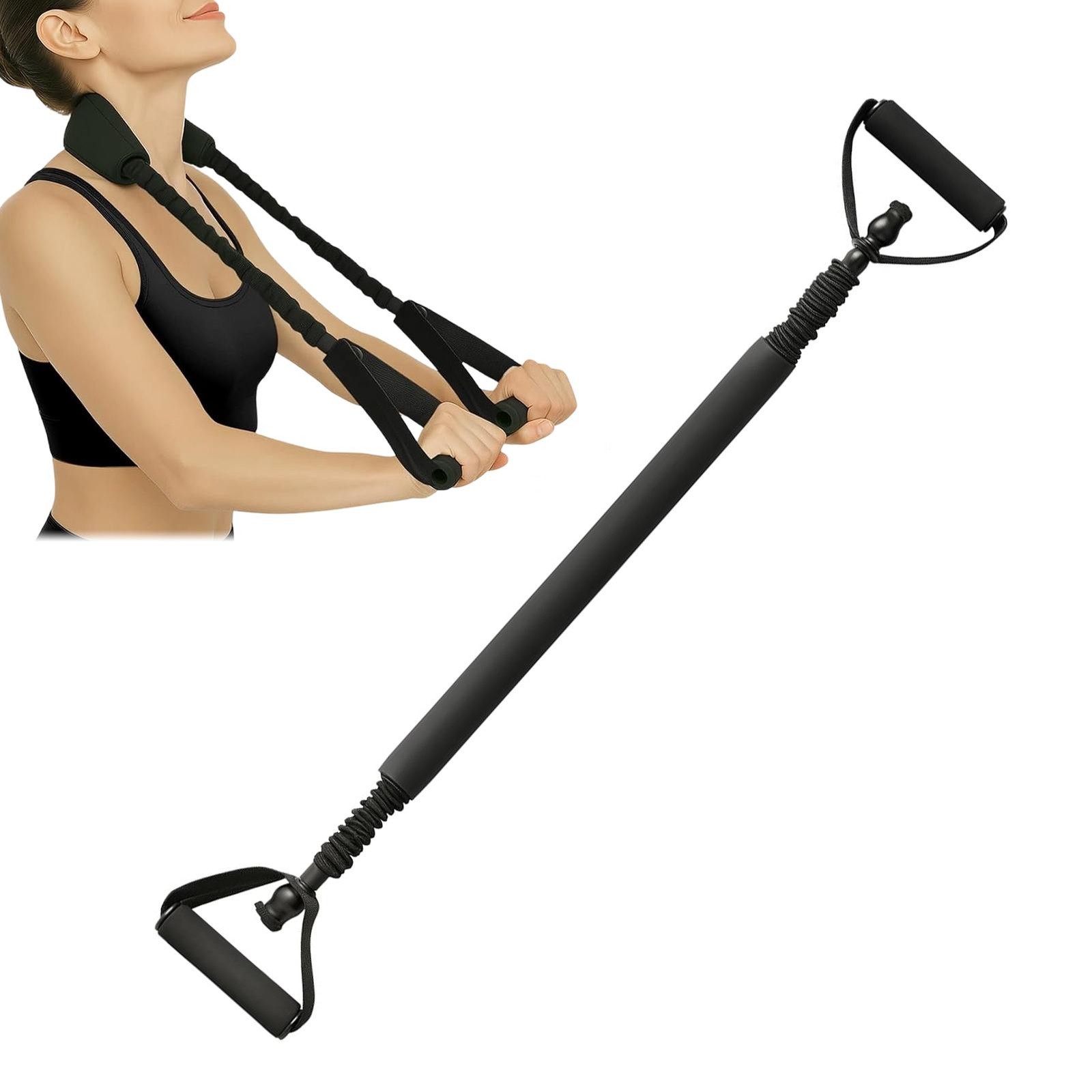 Neck Stretcher Exerciser, Cervical Traction Device, Neck Chiropractor Pull