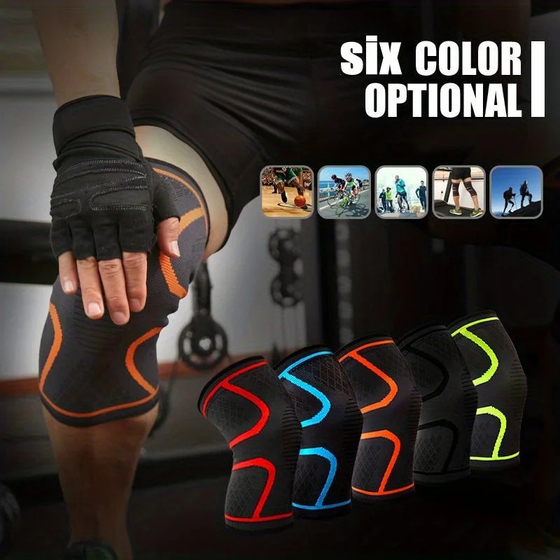 Compression Knee Sleeve Support Brace for Sports Running Gym Men Women