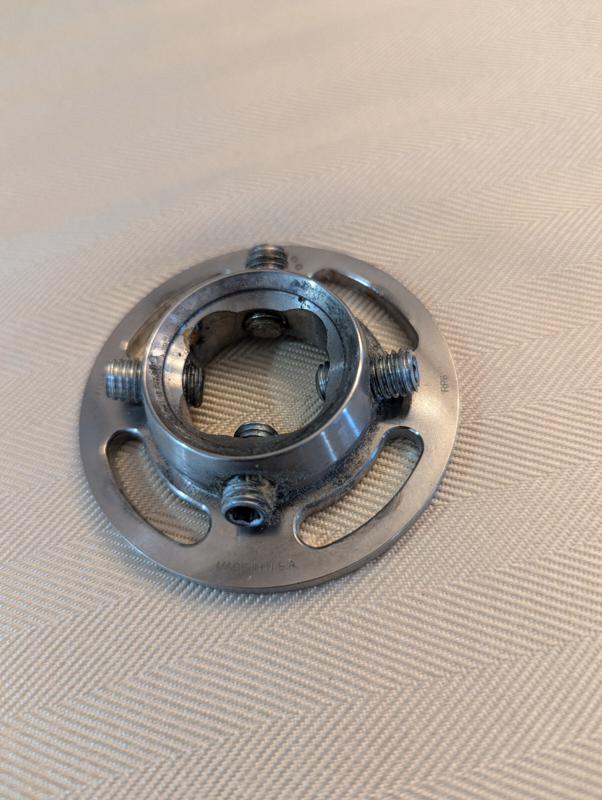 Various Prosthetic Leg Components Adapters Parts (seven pieces)