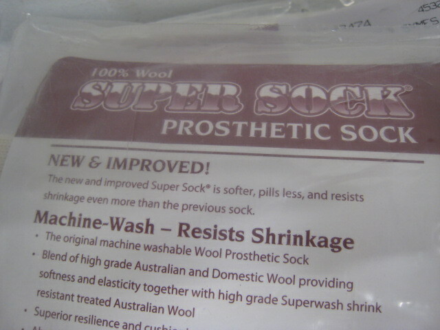 Super Sock Prosthetic Sock 1SPEC23474 3.5 x 4 x 26 Pack of 4