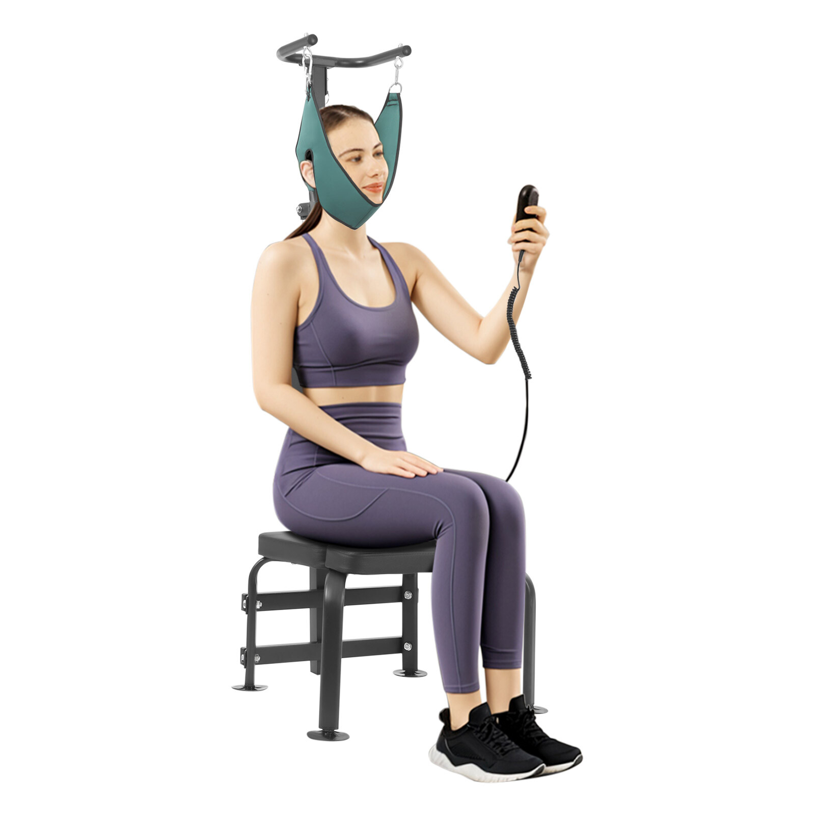 Neck Stretching Training Equipment, Electric Stretcher Cervical Traction Device