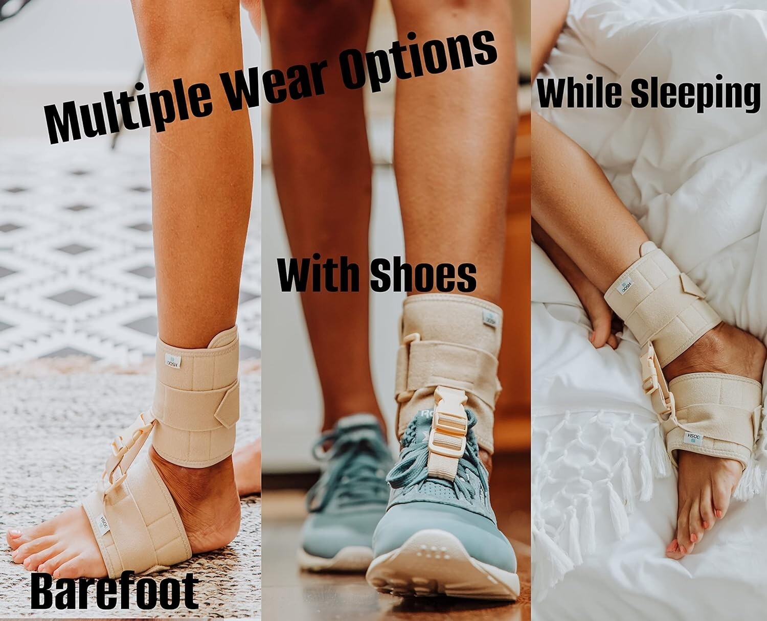 Discreet Multi-Use Foot Drop Brace with Secure Buckle – Comfortable & Versatile