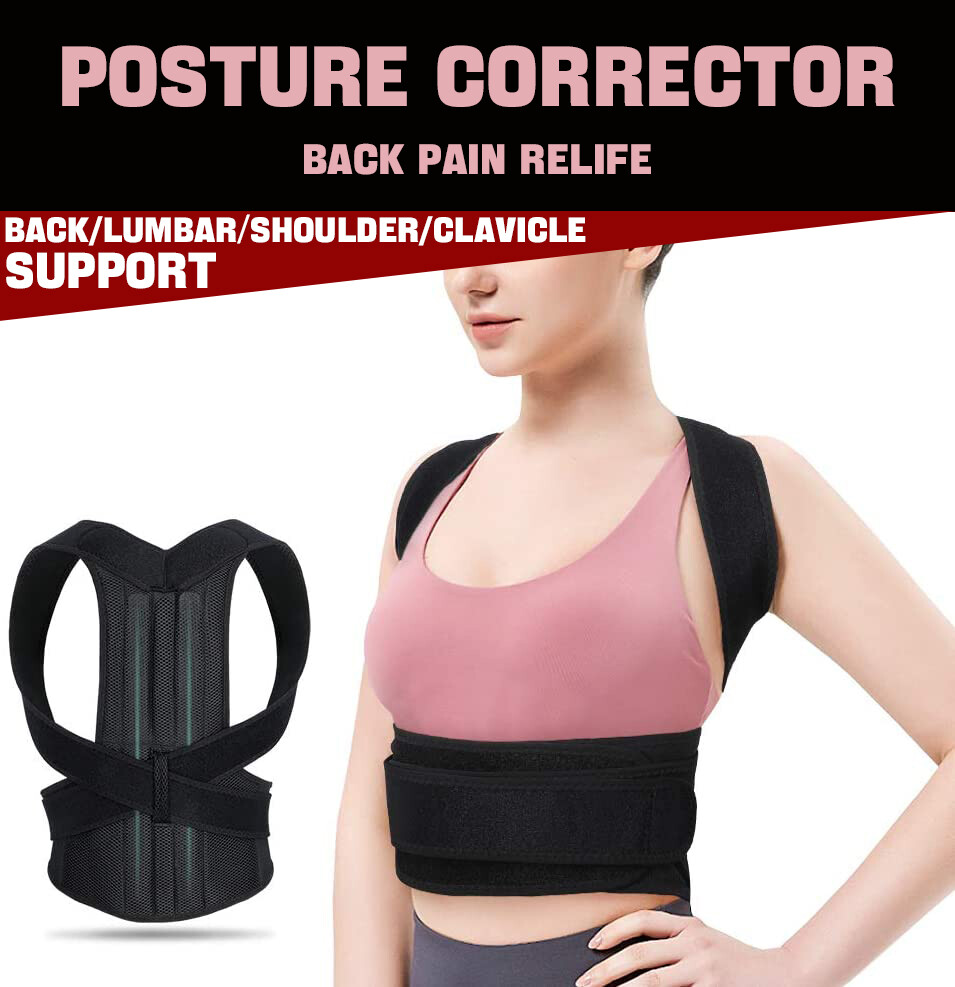Back Brace Posture Corrector for Men Women Upper & Lower Back Pain Relief Corset