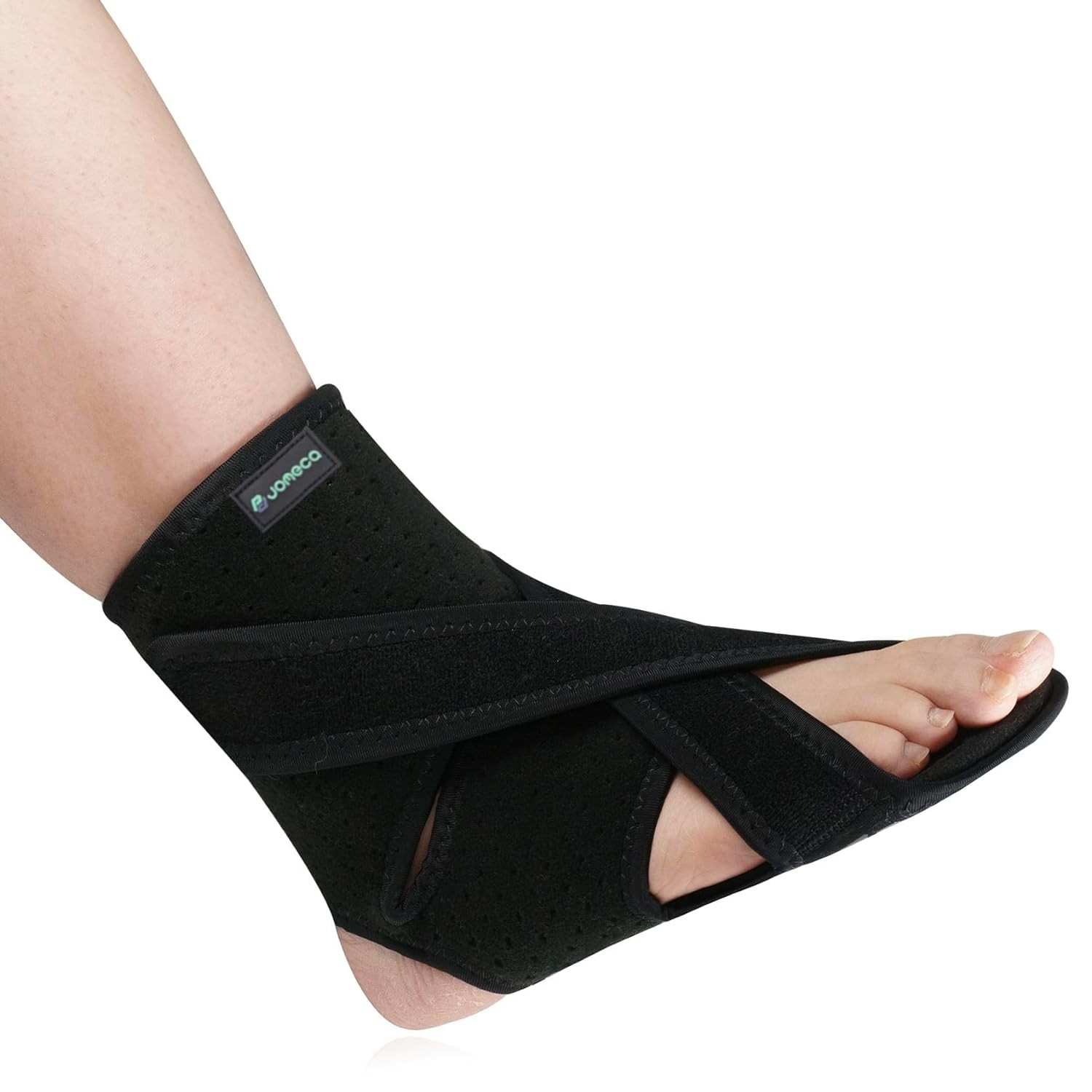 Drop Foot Brace with Dual Forefoot Support, Adjustable Soft AFO, Right S/M