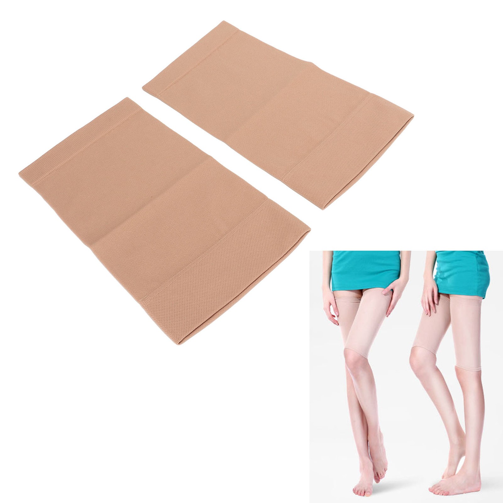 Thigh Sleeves Elastic Breathable Upper Leg Support Wraps For Men And Women