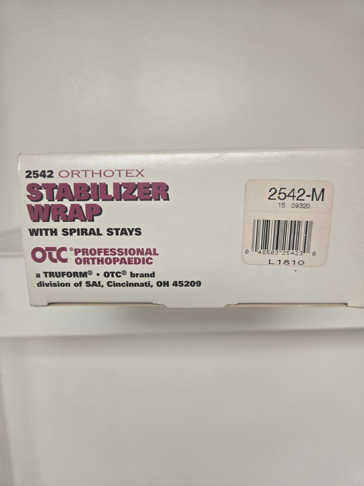Orthotex Knee Stabilizer Wrap with Spiral Stays – Medium