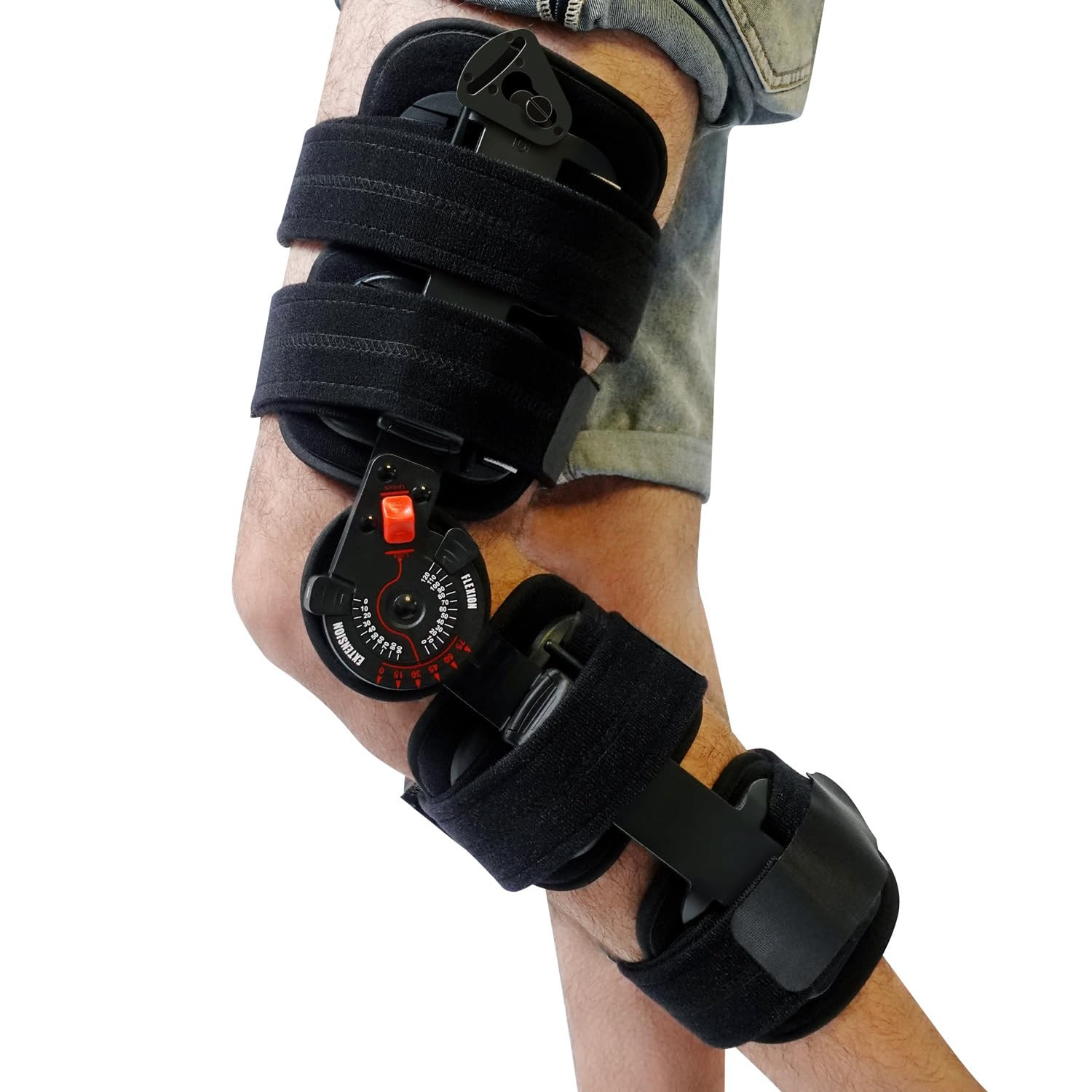 ROM Knee Brace: Hinged Post-Op Knee Brace for Arthritis, ACL, MCL, and PCL Injur