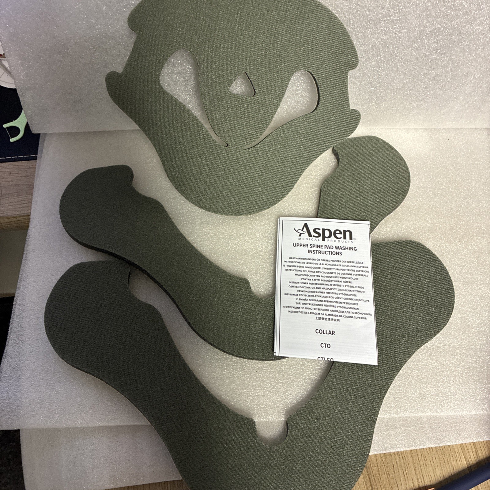 Aspen Vista Cervical Collar Replacement Pads, Moisture-Wicking