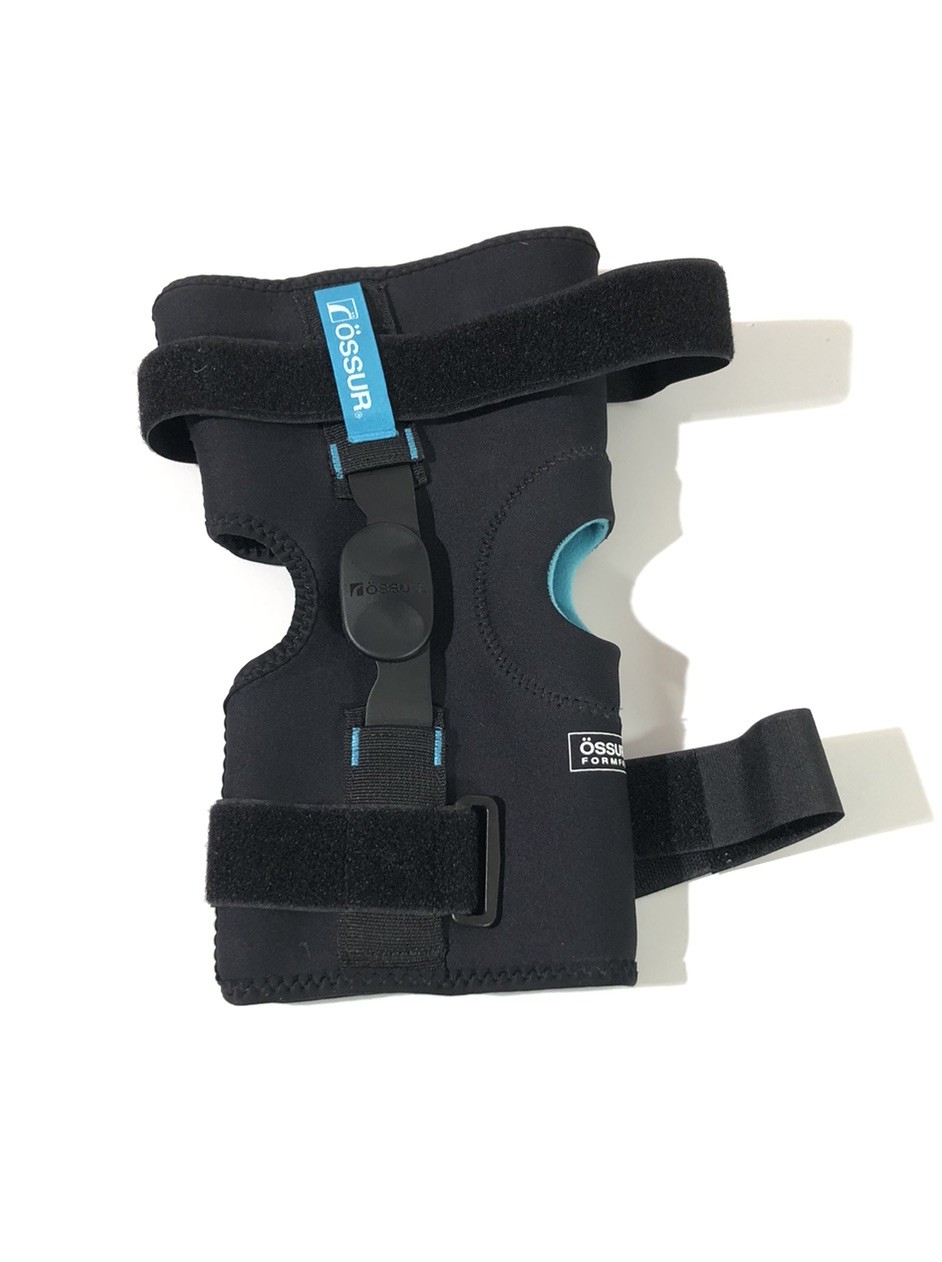 Ossur Formfit Knee ROM 12” Wrap Hinged Sleeve Brace 507257 Small Breathable OPEN