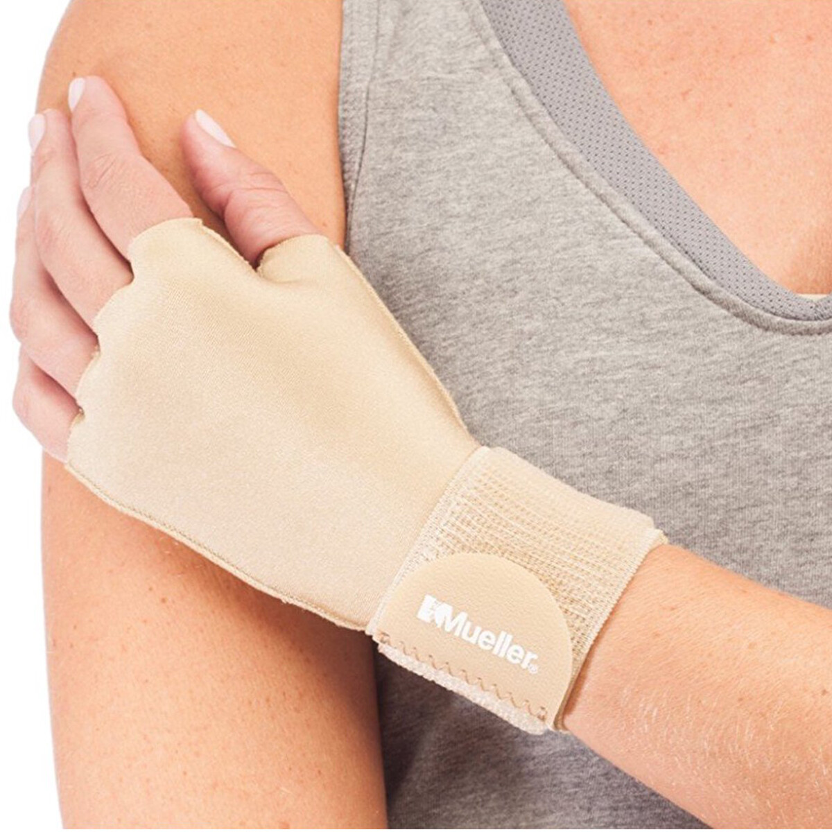 Mueller Sports Medicine Single Compression Glove – Beige