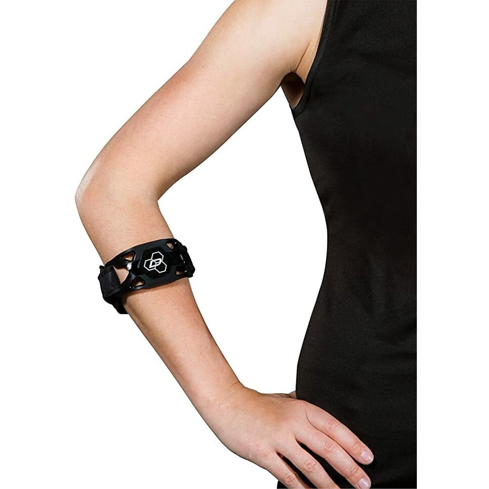 DonJoy Performance WEBTECH Black Tennis Golf Elbow Strap Support Brace S / M