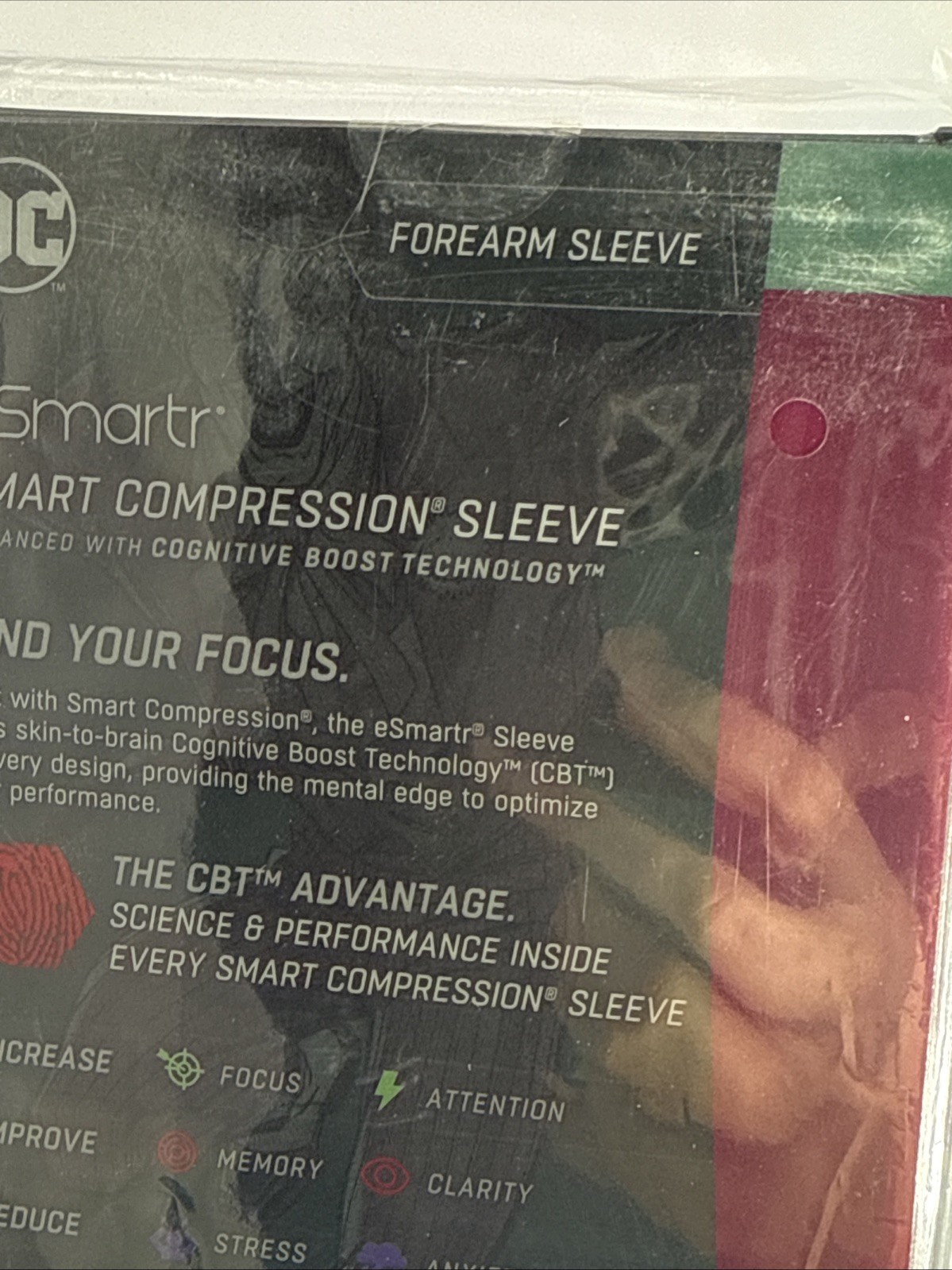 eSmartr Joker DC Comic Smart Compression Forearm Sleeve, Large; Gaming, Sports