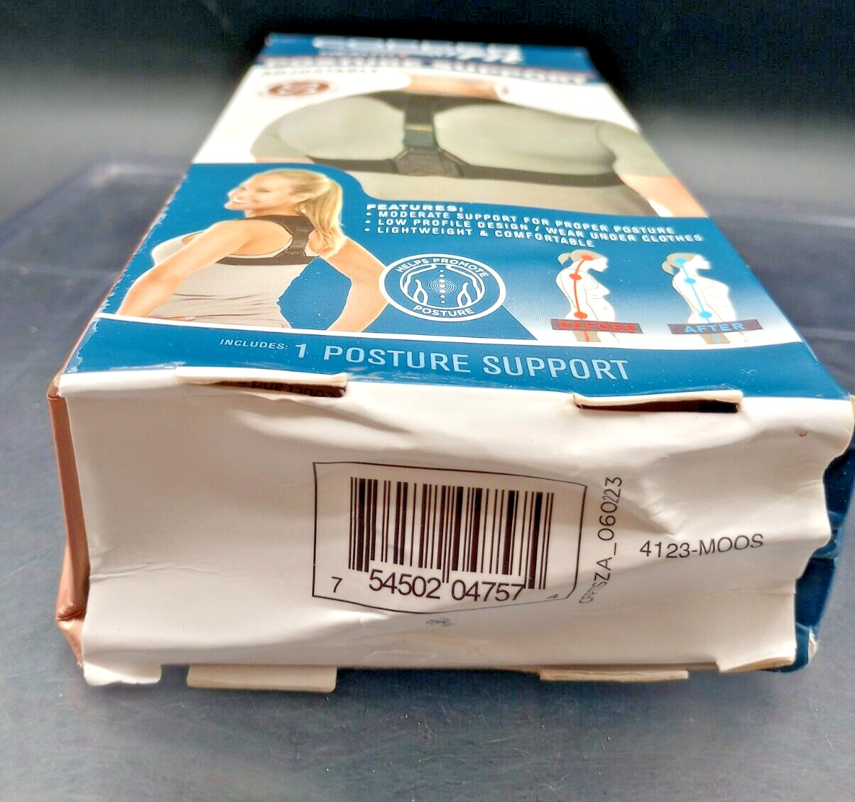 Adjustable Posture Support (Chest 33″-44″) Wear Under Clothes- Lightweight