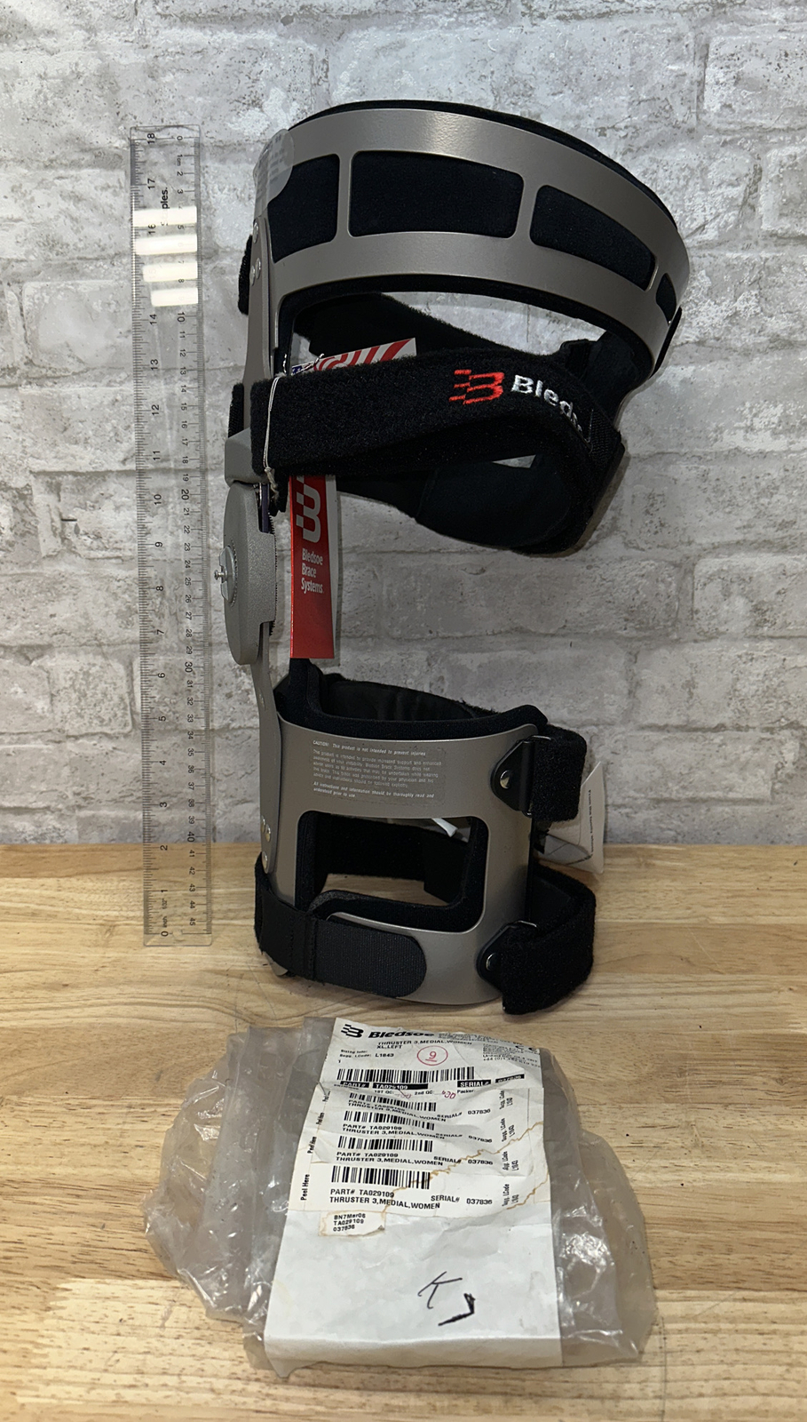 BLEDSOE THUSTER 3 , SIZE XL , MEDIAL LEFT Msrp $649