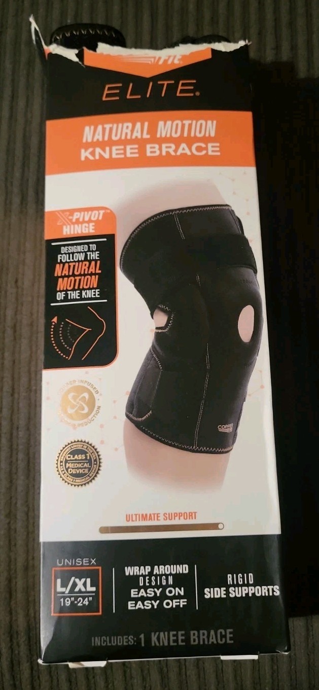 Copper Fit Elite Natural Motion Knee Brace – L/XL ●READ
