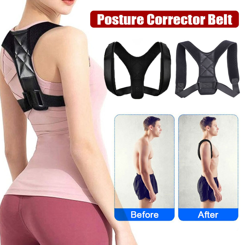 Adjustable Posture Corrector Back Shoulder Support Correct Brace Belt Unisex