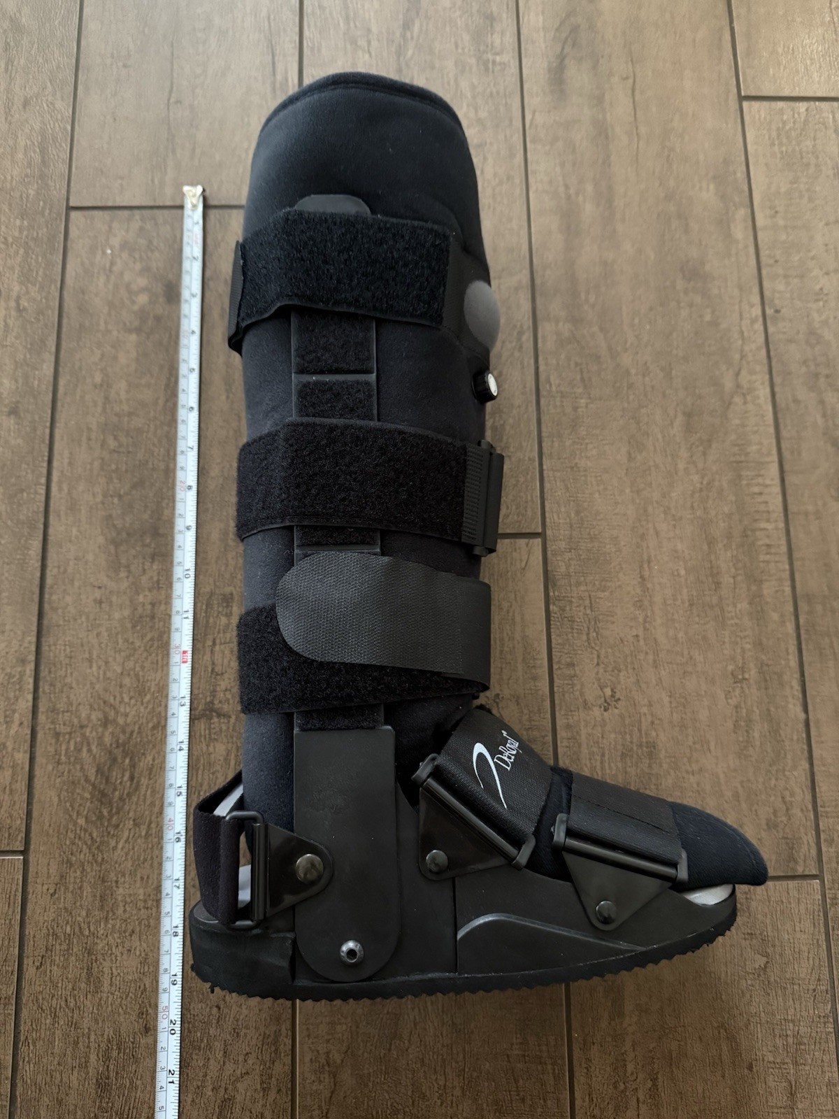 DeRoyal Pacesetter Orthopedic Tall Walker Boot Black Size Small