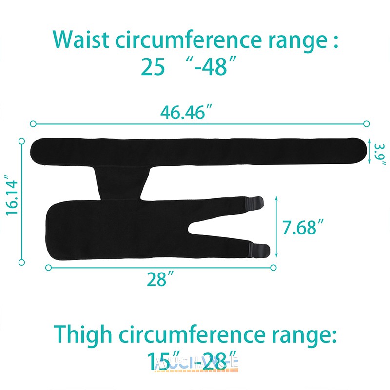 Hip Brace Support Compression Groin Wrap for Left or Right Sciatica Pain Relief