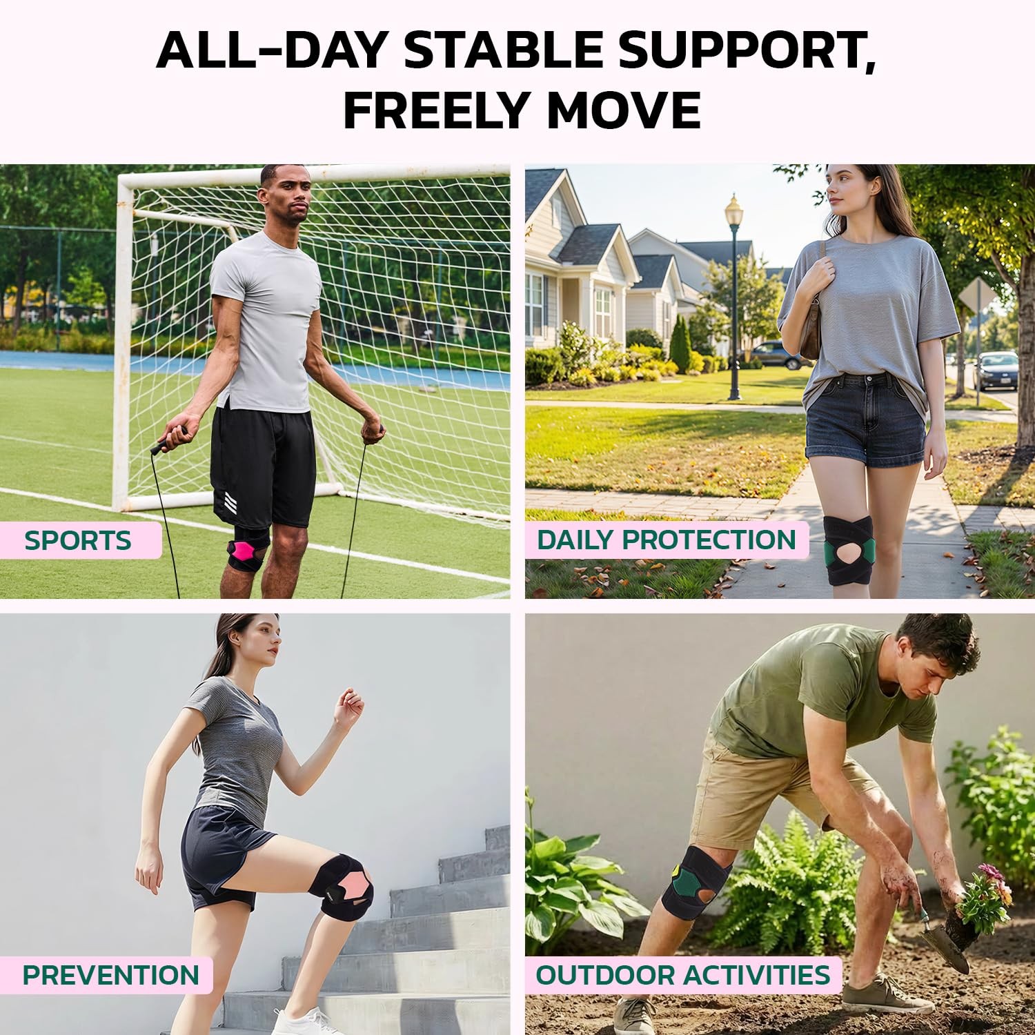 Knee Brace for Men Women Knee Pain Meniscus Tear Arthritis Patella Dislocatio…