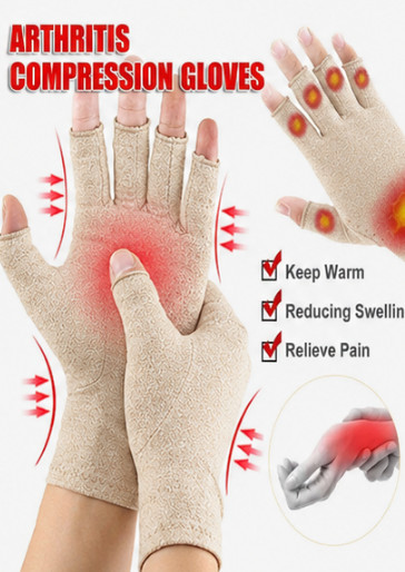 Medical Arthritis Gloves Compression Copper Pain Relief Hand Wrist Support Brace