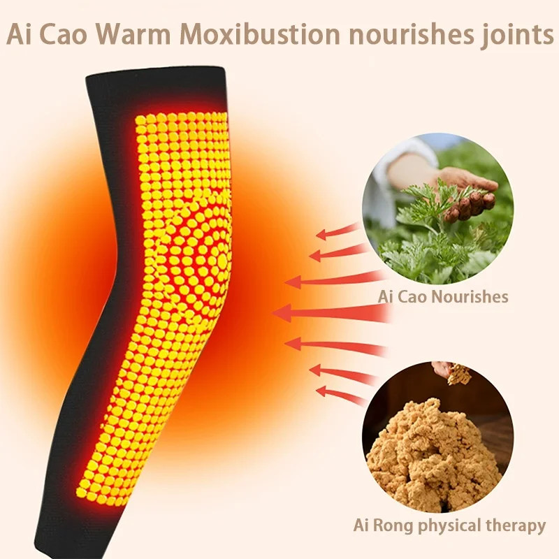 Self-Heating Knee Brace Pain Relief Arthritis Joint Support Warm New USA