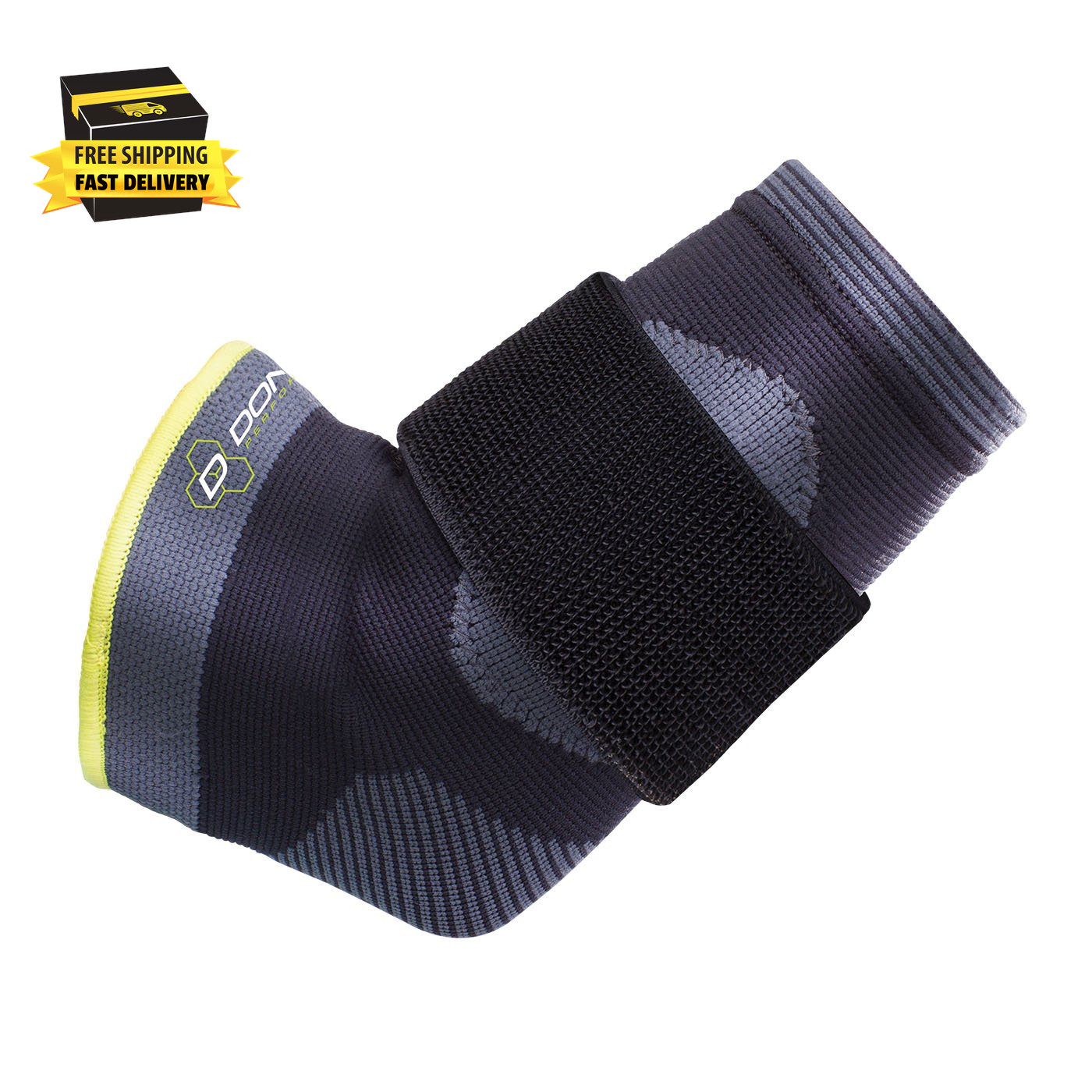 Deluxe Knit Elbow Sleeve with Compression Strap – Ideal for Golfer S Elbow, Tenn