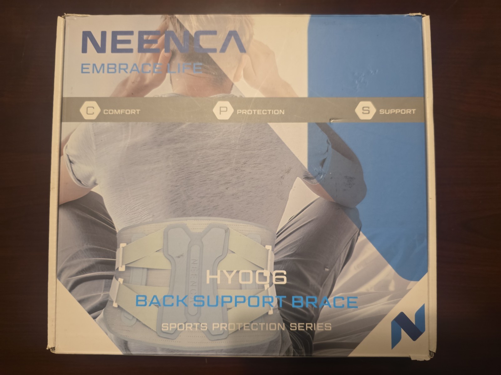 NEENCA HY006 Back Brace Sports Support Protection Comfort Series for Back Area