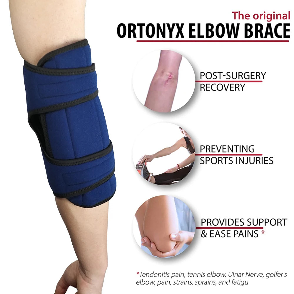 1Pcs Adjustable Elbow Immobilizer Stabilizer Support Brace Splint Cubital