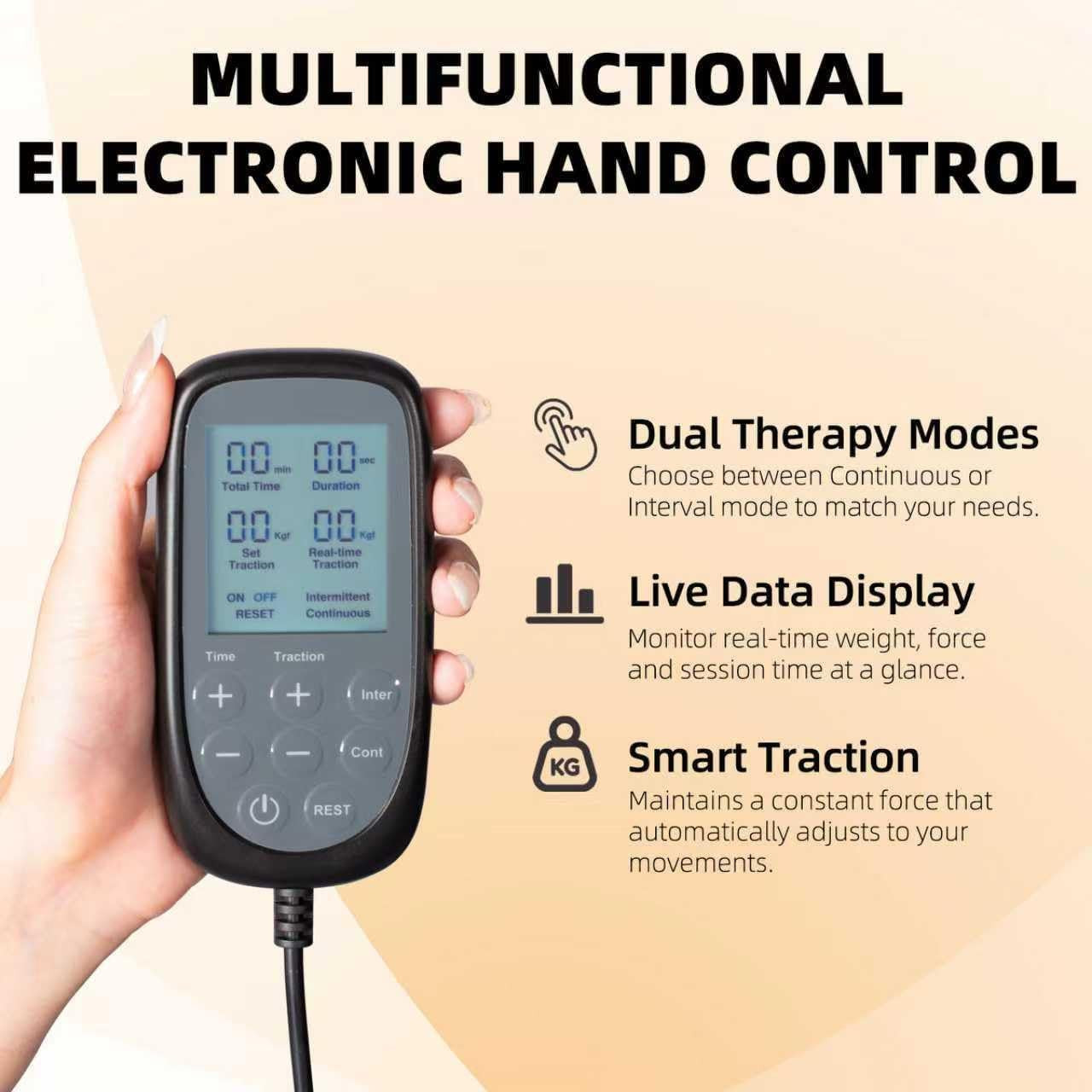 Cervical Neck Traction Device, Home Neck Traction, Upgrade to Electric Dual Mode