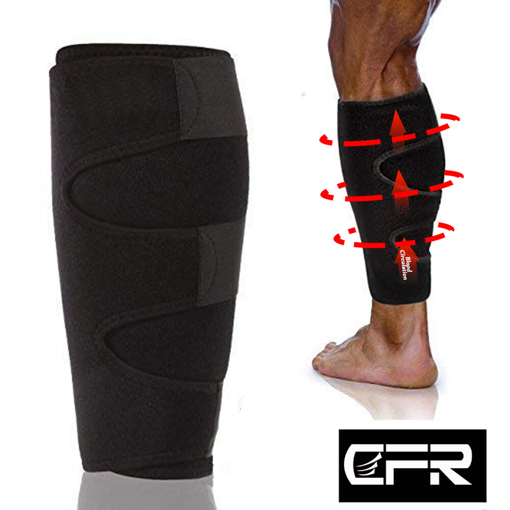 CFR Calf Brace Compression Shin Splint Sleeve Support Leg Wrap Pain Relief GYM
