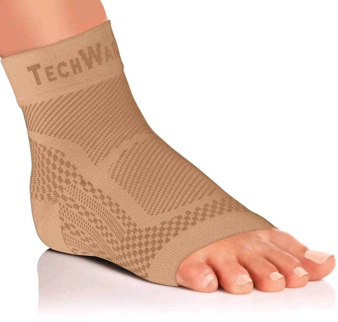TechWare Pro Ankle Brace Compression Sleeve~Relieves Achilles Tendonitis Sz L/XL