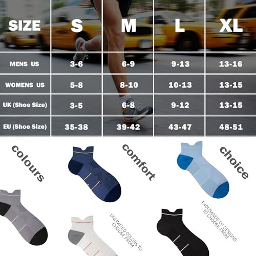 Bamboo Viscose Compression High Ankle Socks Men Women 9-13 3 Pairs Navy