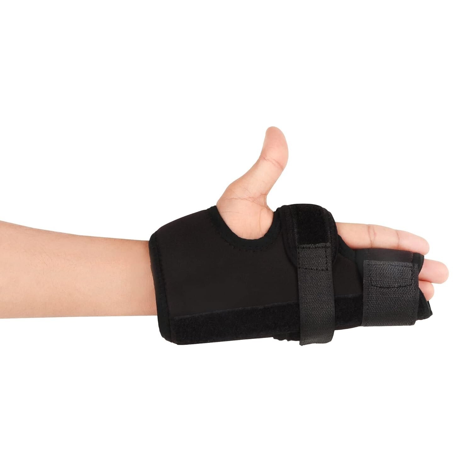 Boxer Finger Splint-Padded Support Brace with Removable Splint for Boxer Fractur