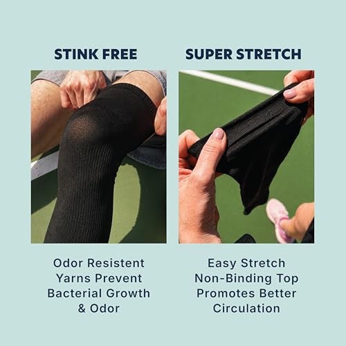 Full Leg Compression Sleeve-10-20 mmHg Graduated Support, Breathable Moisture