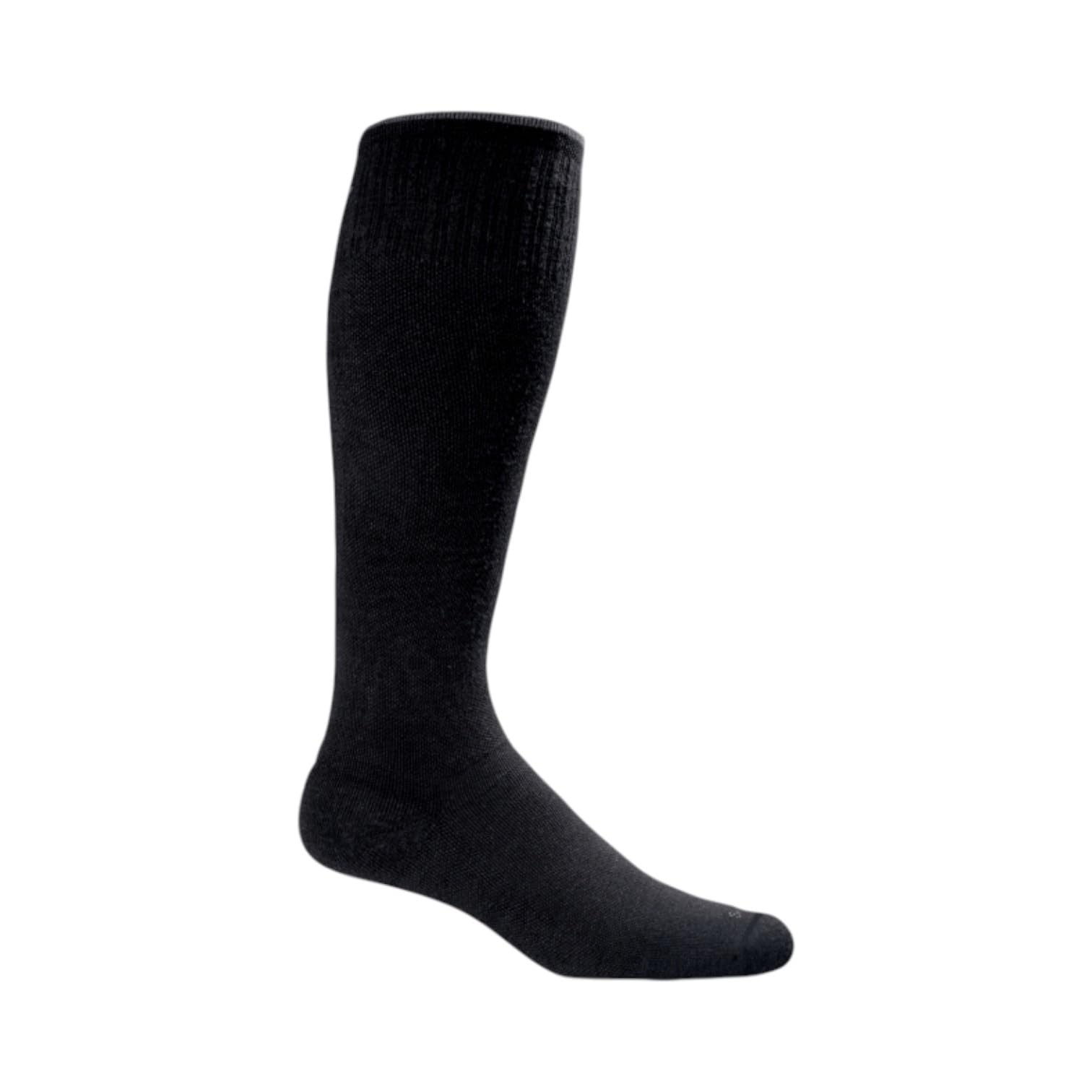 Men’s Circulator Moderate Graduated Compression Sock, Black Solid – L/XL