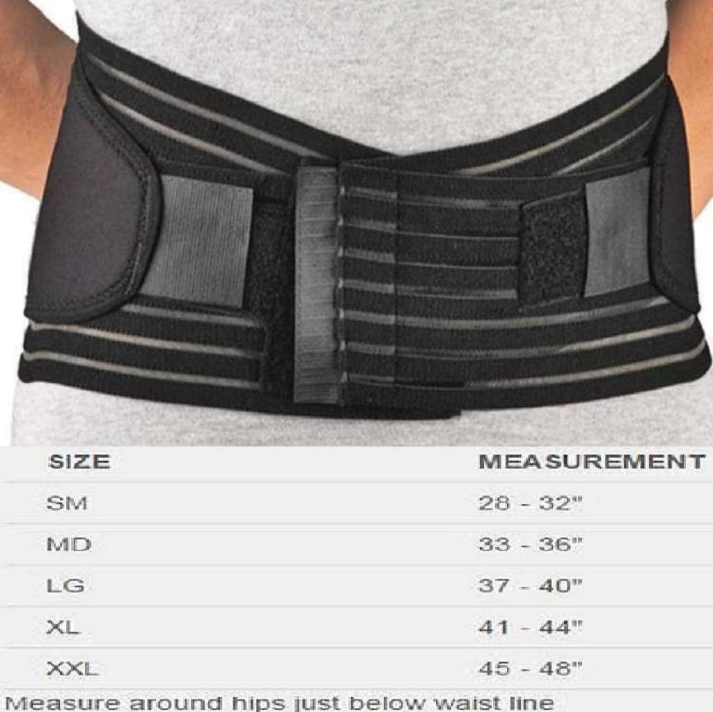 FLA Neoprene Lumbar Sacral Support (Black) Medium