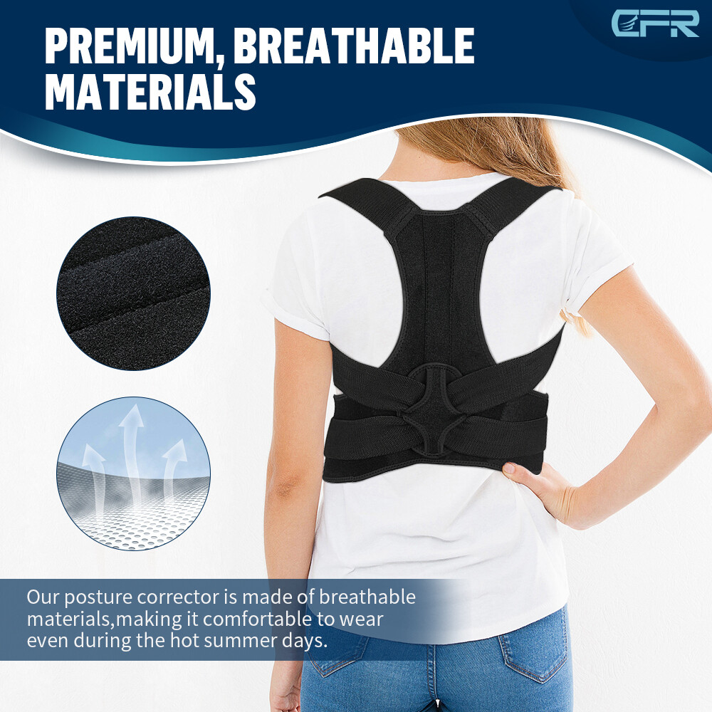 Posture Corrector Shoulder Brace Back Support Strap Belt Fortemotus Women Men