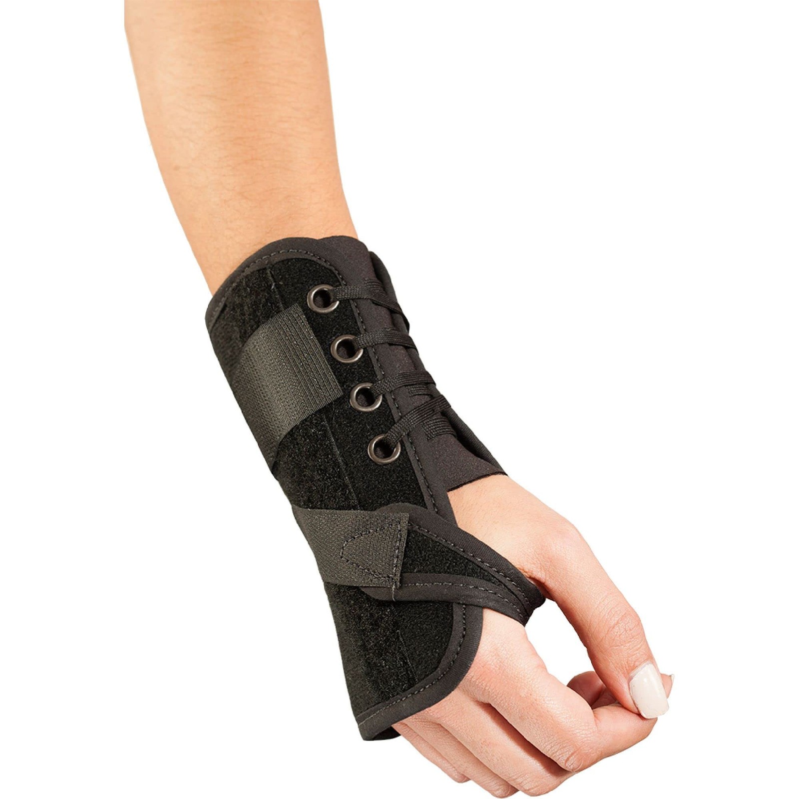Low Profile Wrist Brace 6.5 Left Hand Medium Support Splint Stabilizer Guard