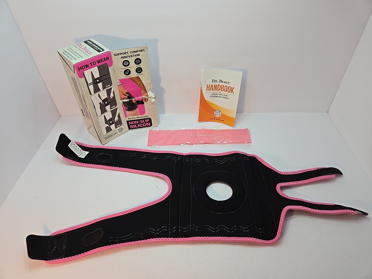 DR. BRACE – Professional Knee Brace for Knee Pain, with Lateral Stabilizers and