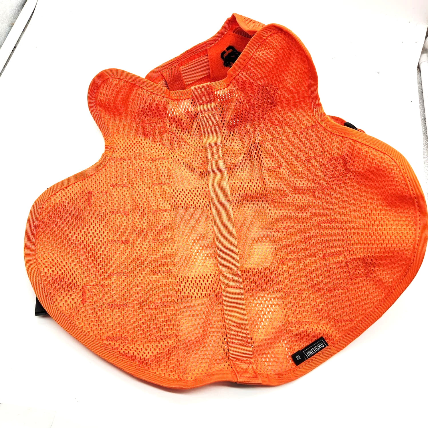 OneTigris Tactical Dog Harness No Pull size M Breathable Mesh Handle Orange