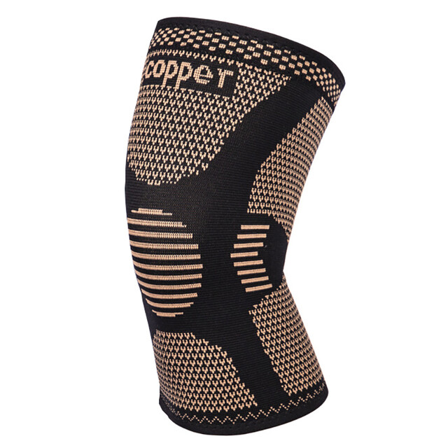 Copper Knee Brace Sleeve Patella Support Sports Gym Arthritis Tendon Joint Pain/